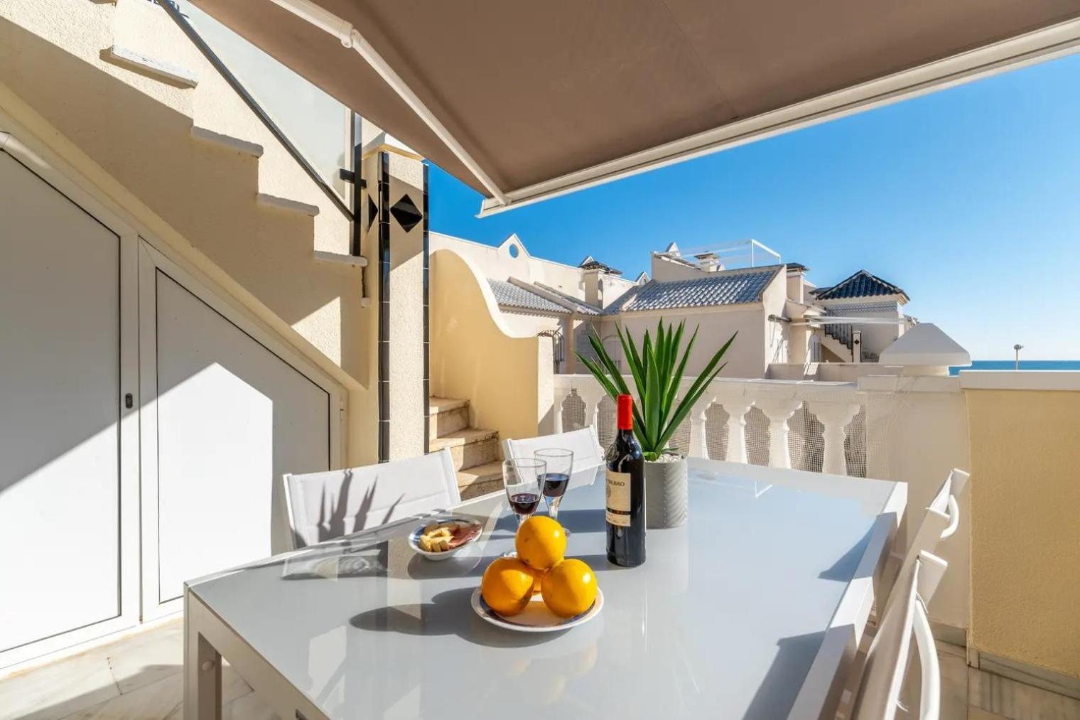 Amazing Penthouse On The Beach, Sea Views, Wifi, Airconditioning And Parking Torrevieja Buitenkant foto